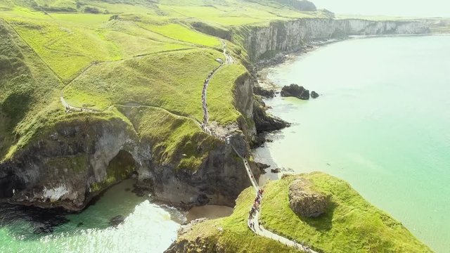 Carrick-a-Rede Rope Bridge Co. Antrim Northern Ireland 