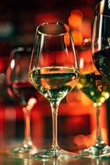 wine in the bar