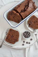 Schokoladen Bananen Brot 