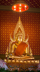 Golden Buddha in the church