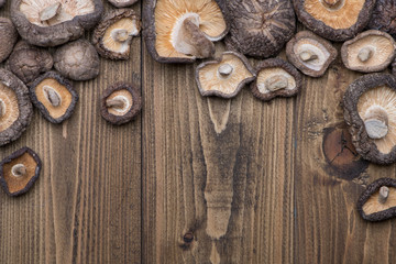 Dried shiitake mushroom
