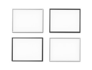 Black and white photo frames