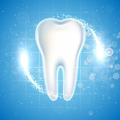 Dental care Tooth Icon. Graphic concept for your design