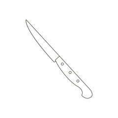 Steak knife illustration