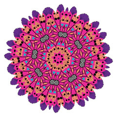Colorful mandala design