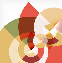 Obraz premium Modern circle abstract background