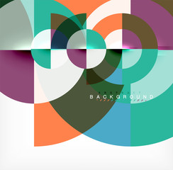 Fototapeta premium Projekt streszczenie tło minimalne koło, wielobarwny szablon dla biznesu lub prezentacji technologii lub układ okładki broszury internetowej, tapeta