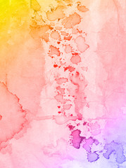Colorful watercolor paint background.