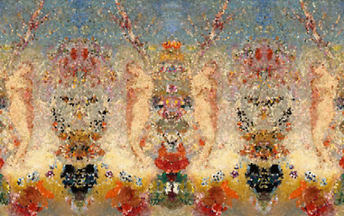 オディロン ルドン パンドラ ステンドグラスアート