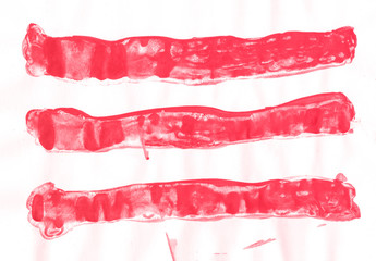 Red lines watercolor paint background.