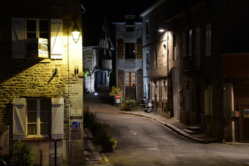 Abend in Dinan, Bretagne