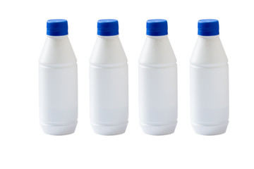 Bottle drug or water made to plastic on isolated background
