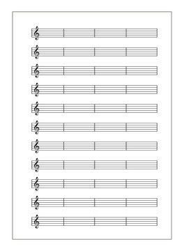 32,475 Blank Music Paper Royalty-Free Images, Stock Photos & Pictures
