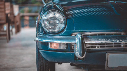 Fototapeta premium Front Headlight Car