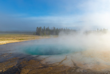 Opal Pool, Yellowstone National Park, USA