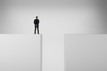 Risk, challenge and trouble concept