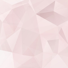 Polygonal vector background. Can be used in cover design, book design, website background. Vector illustration. pastel pink, gray colors.