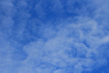 blue sky with white clouds