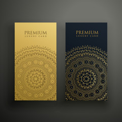 mandala premium business card design