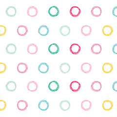 colorful circles pattern design background