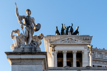 Roma, monumenti all'altare della Patria