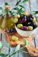 Foto op Plexiglas Mixed olives © karaidel