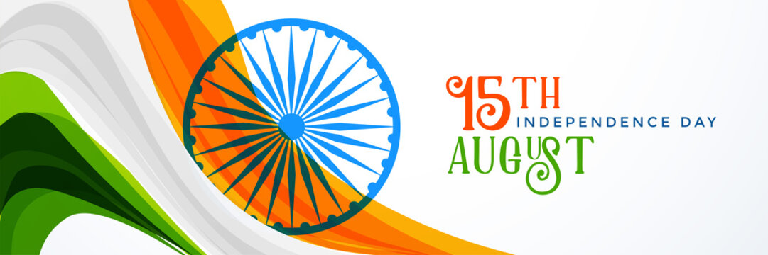 15th august indian independence day banner design