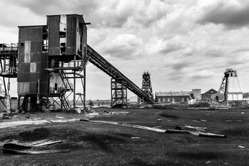 Colliery coal screens.