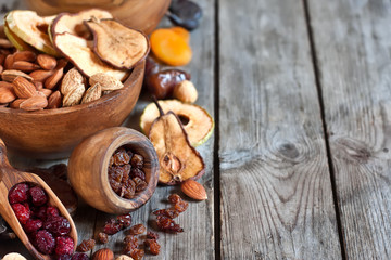 Obraz na płótnie Canvas Mix of dried fruits