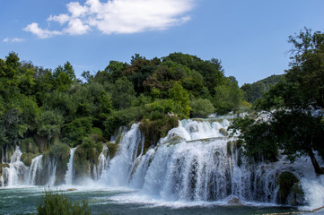 Beautiful Waterfall In Krka
