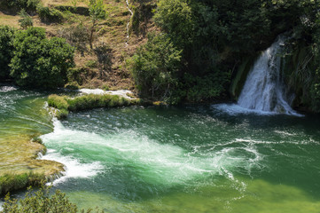 Beautiful Waterfall Krka