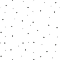 Snowflake seamless pattern. Snow on white background. Abstract wallpaper, wrapping decoration. Symbol winter, Merry Christmas holiday, Happy New Year celebration Vector illustration.