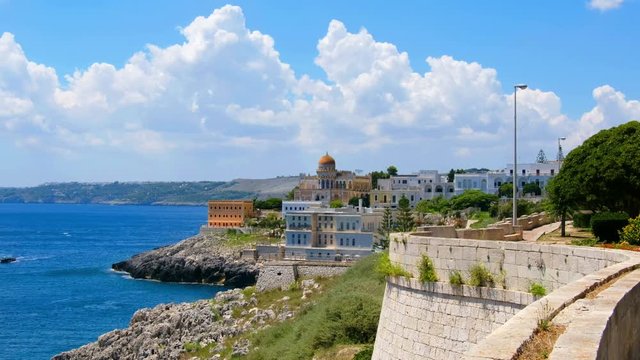 sea thermal village Santa Cesarea Terme boat Salento Apulia Lecce Italy