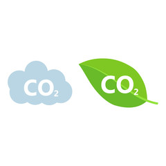 Co2 icon sign
