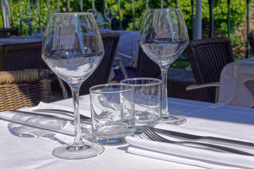 Terrasse de restaurant