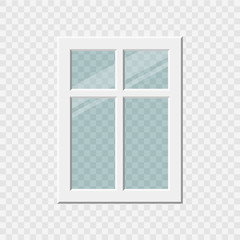 Traditional window frame