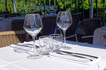 Terrasse de restaurant