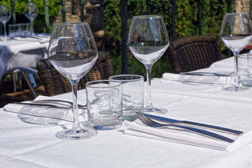 Terrasse de restaurant