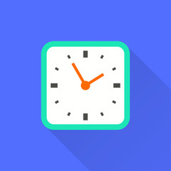 Clock vector icon.