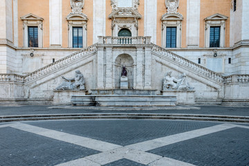 Fototapeta na wymiar Roma, piazza Campidoglio