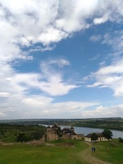 Obraz premium Panorama of the Khotyn fortress