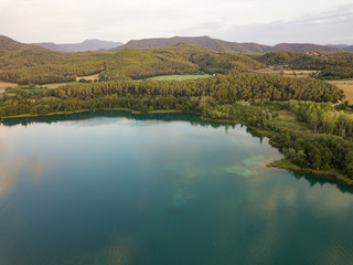 Obraz premium Sunrise in a lake