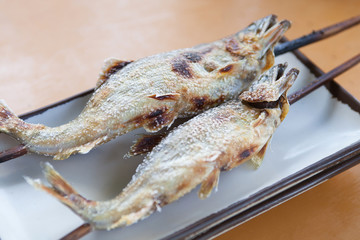 鮎の塩焼き