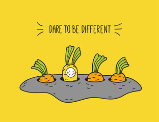 dare to be different