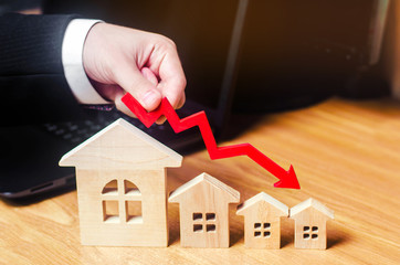 a decline in property prices. population decline. falling interest on the mortgage. reduction in...