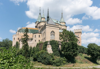 Bojnice castle in Slovakia