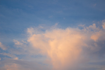 Naklejka na ściany i meble Beautiful sky with cloud, background