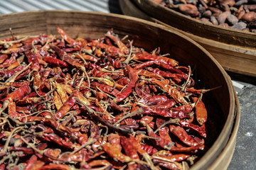 Dried chillies for cooking