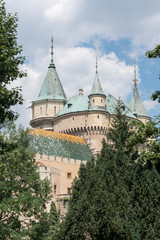 Bojnice castle in Slovakia