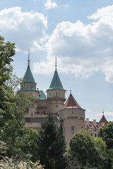 Bojnice castle in Slovakia